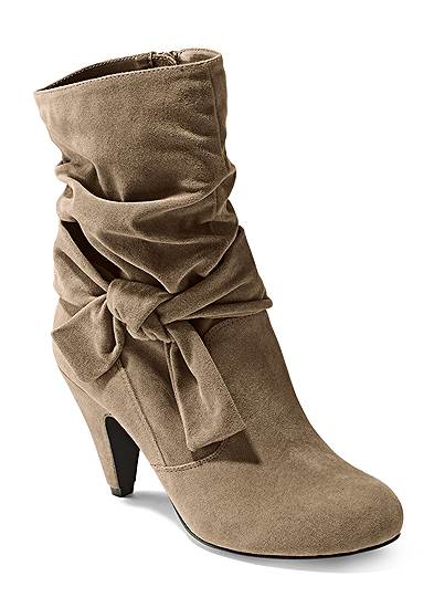 Knotted Slouchy Boots