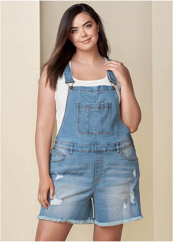 plus size linen overalls