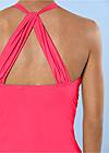 Detail back view Smoothing V-Back Tankini Top
