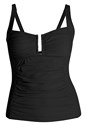 Slenderizing Tankini Top in Black Beauty | VENUS