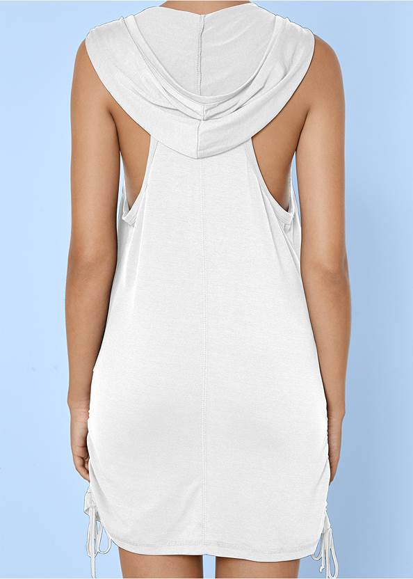 Alternate view Zip-Front Hooded Cover-Up
