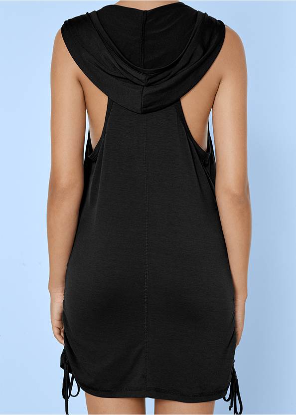 Alternate view Zip Front Hooded Cover-Up