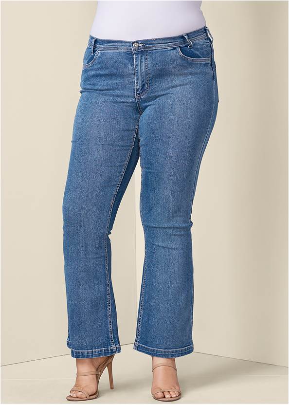 Front View Bootcut Jeans