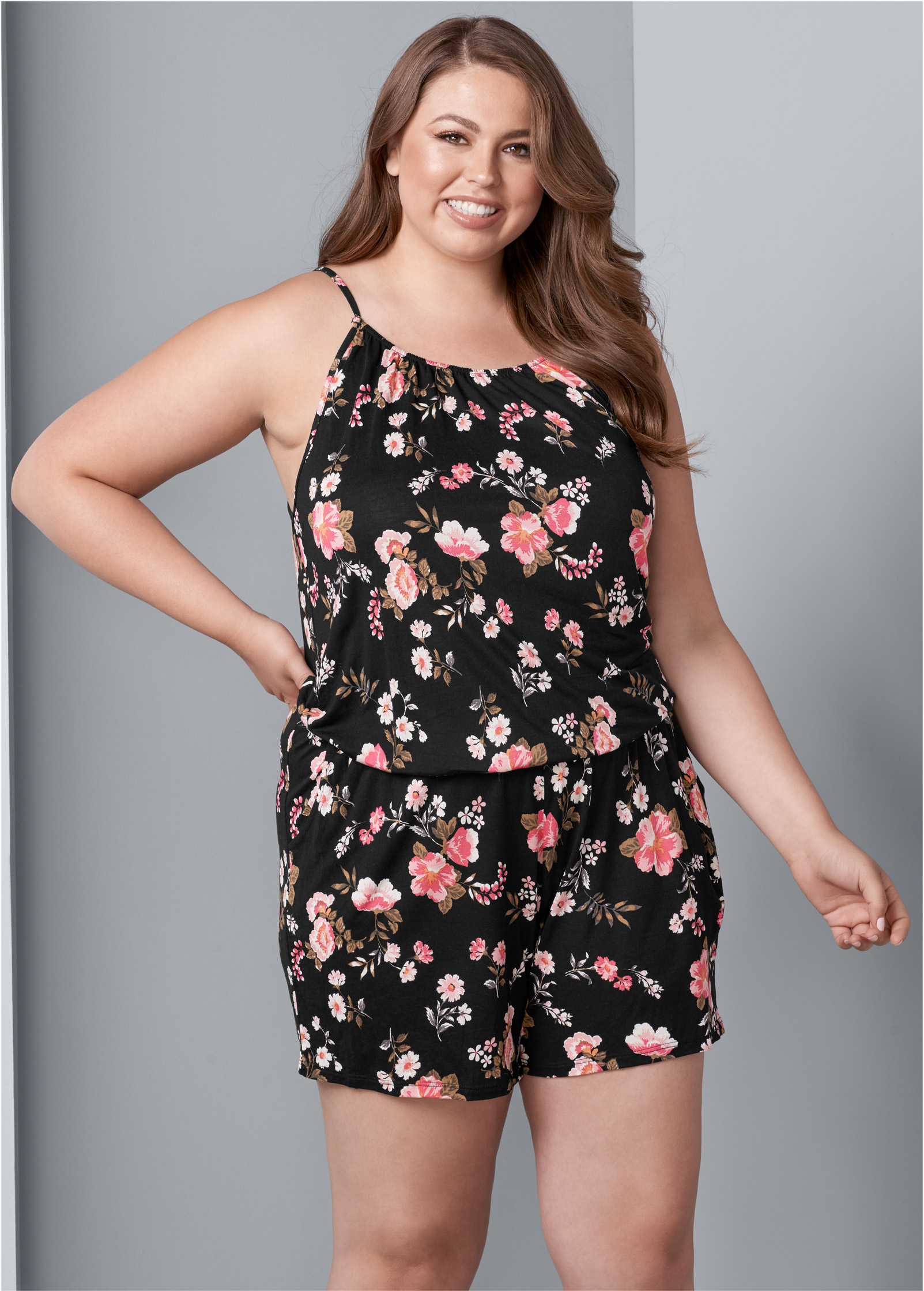 women's plus size rompers and jumpsuits