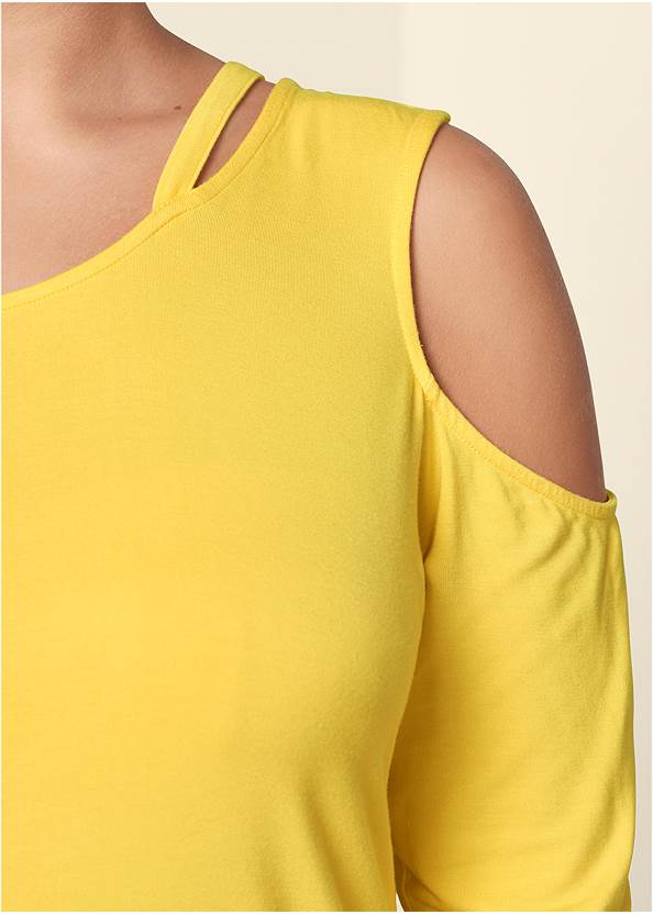 Alternate View Strappy Cold-Shoulder Top
