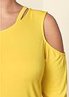 Alternate View Strappy Cold-Shoulder Top