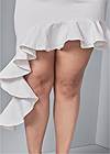 Alternate View Ruffle Jean Skirt