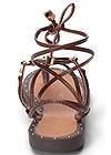 Back View Lace Up Gladiator Sandals