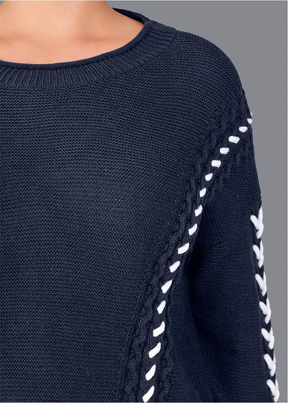 Alternate View Stitch Detail Sweater
