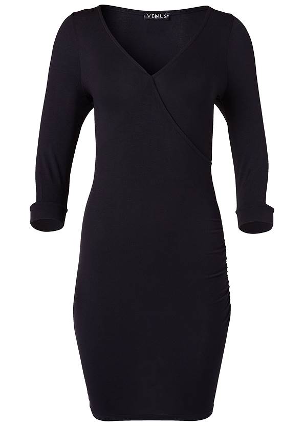 Cut Out Detail Dress in Black | VENUS