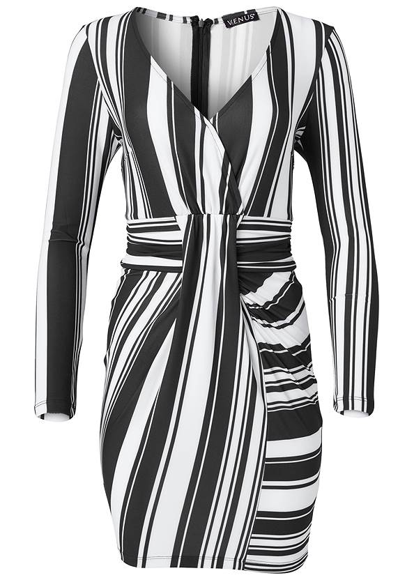 Alternate View Stripe Bodycon Dress