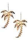 Front View Palm Tree Earrings