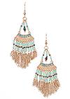 Front View Beaded Earrings