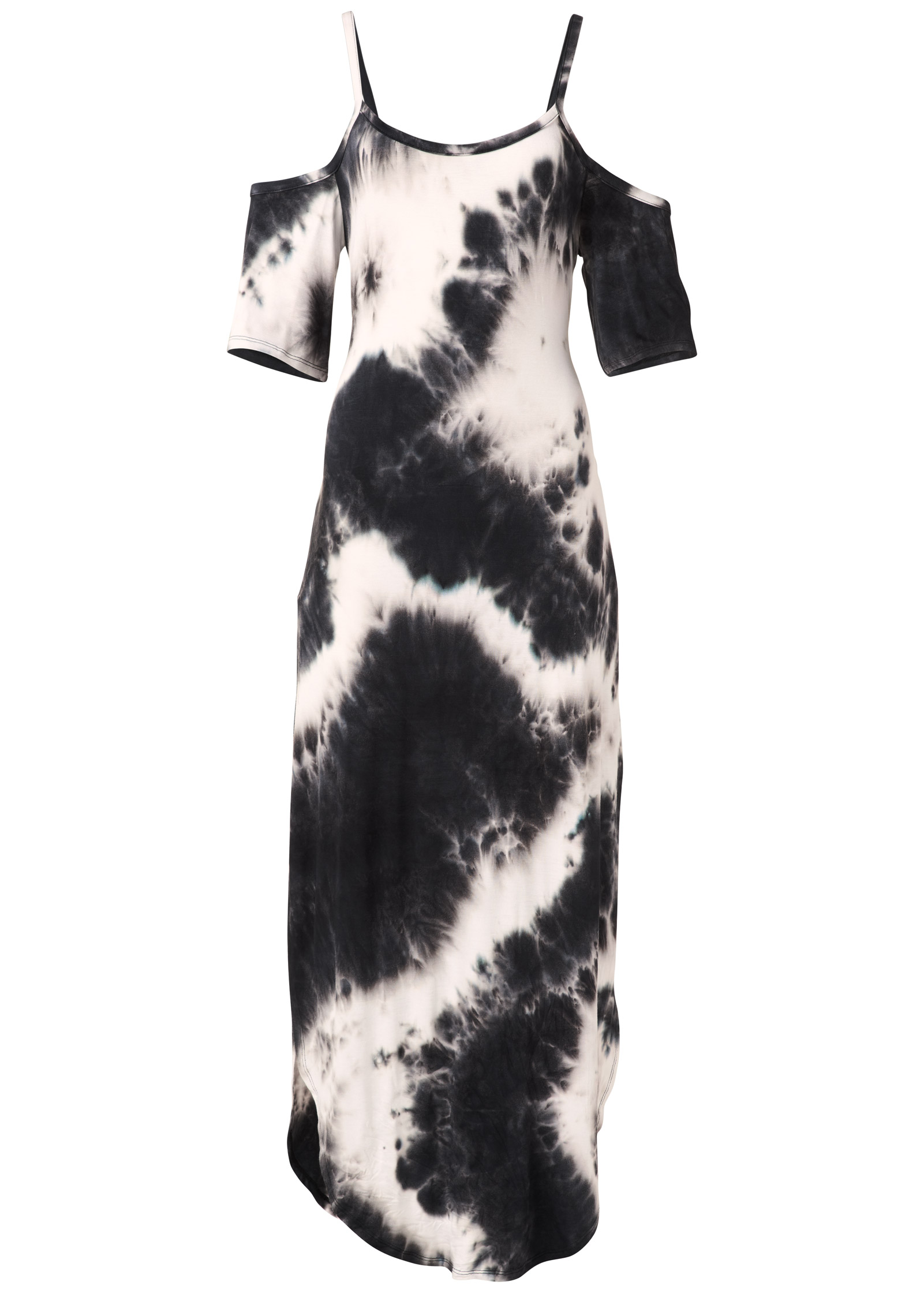 dark tie dye dress