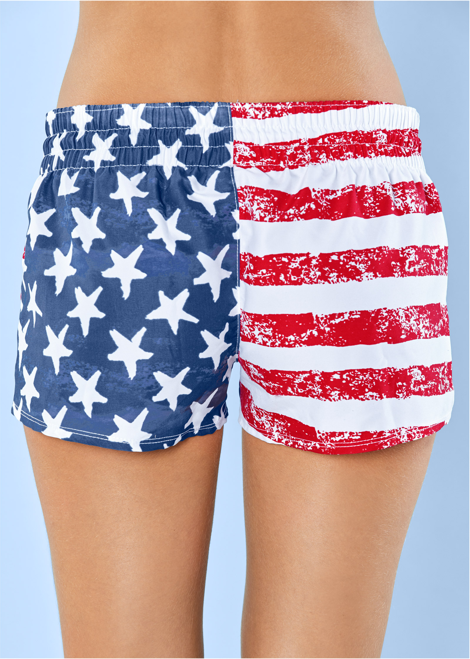 Women's american flag deals board shorts