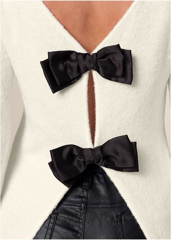 Alternate View Bow Detail Sweater