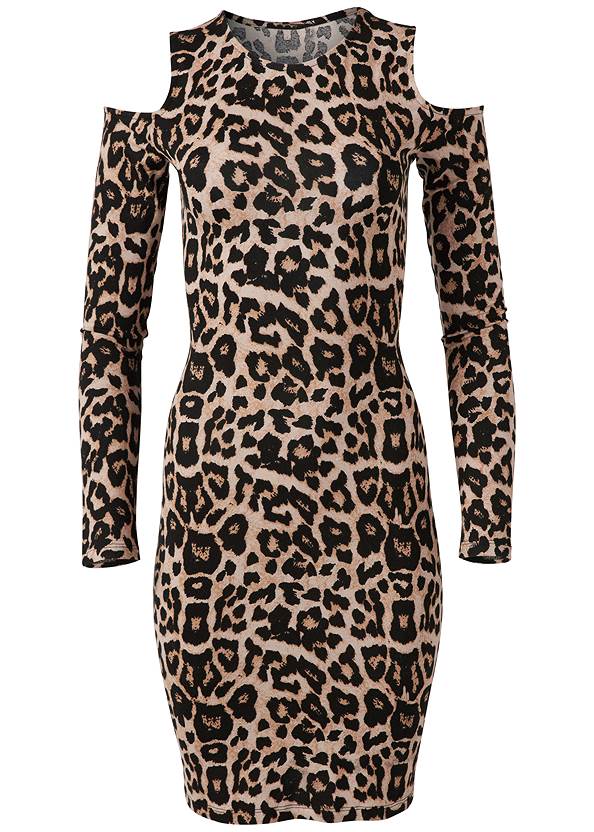 Leopard Print Dress,Slouchy Pointed Toe Booties,Chain Buckle Booties