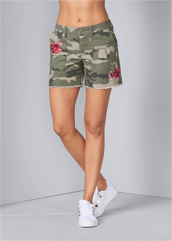 Front View Camo Shorts