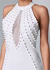 Alternate View Pearl Detail Bandage Dress