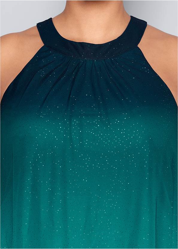 ALTERNATE VIEW Ombre Glitter Long Dress