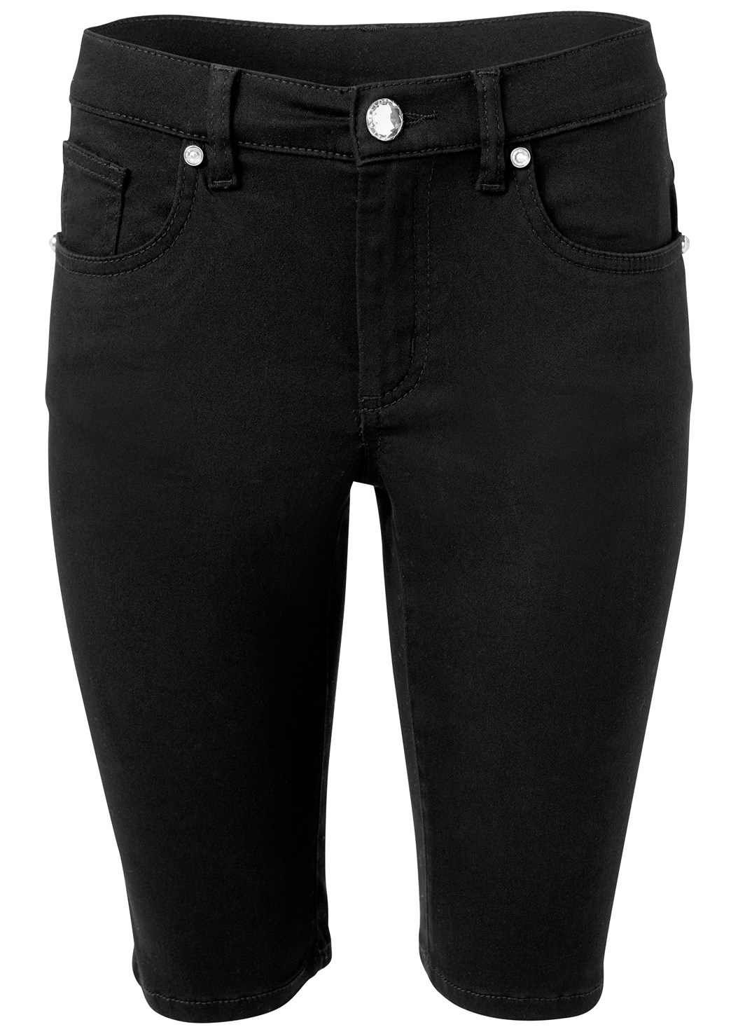 Plus Size Long Jean Shorts | VENUS