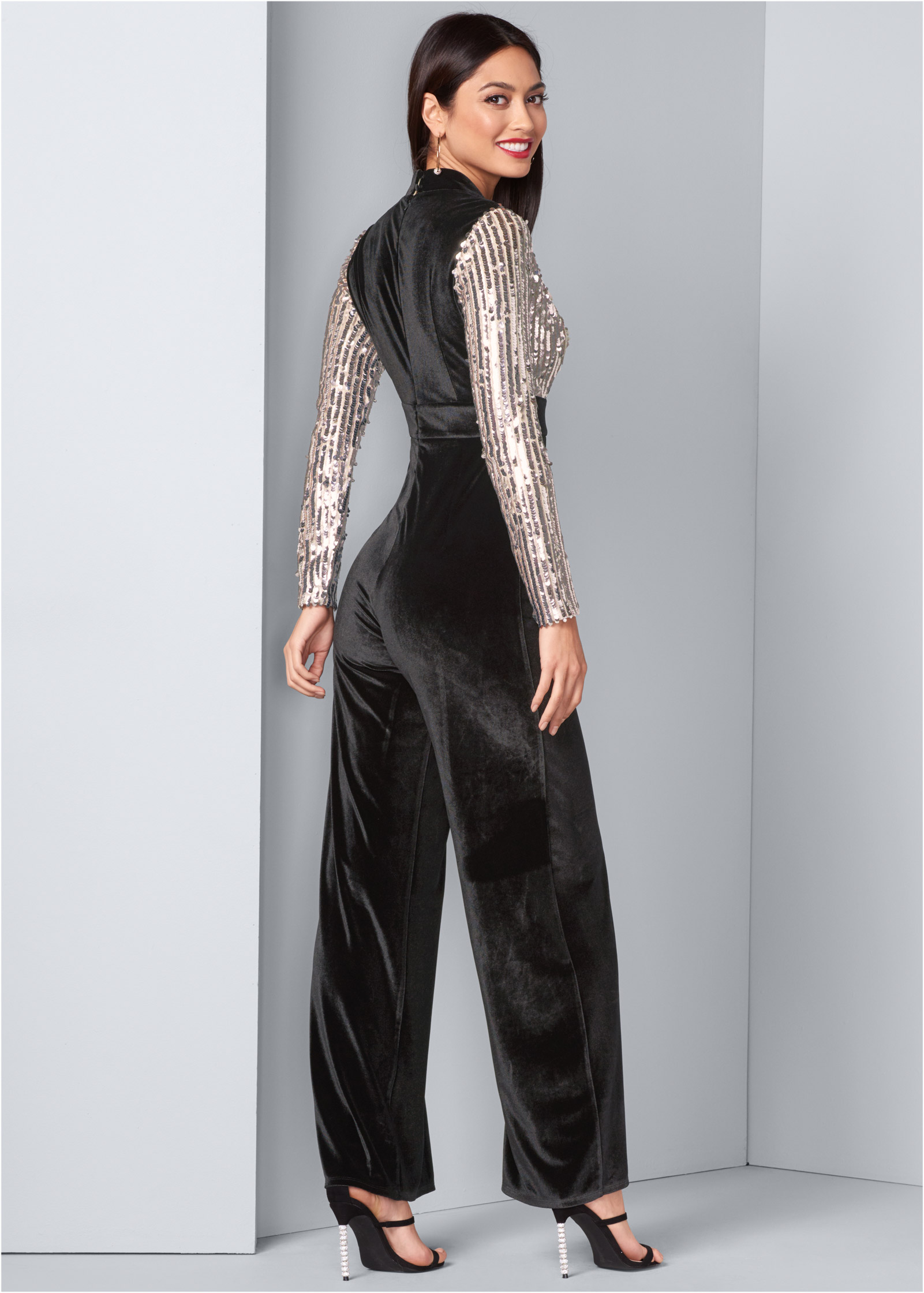 venus velvet jumpsuit