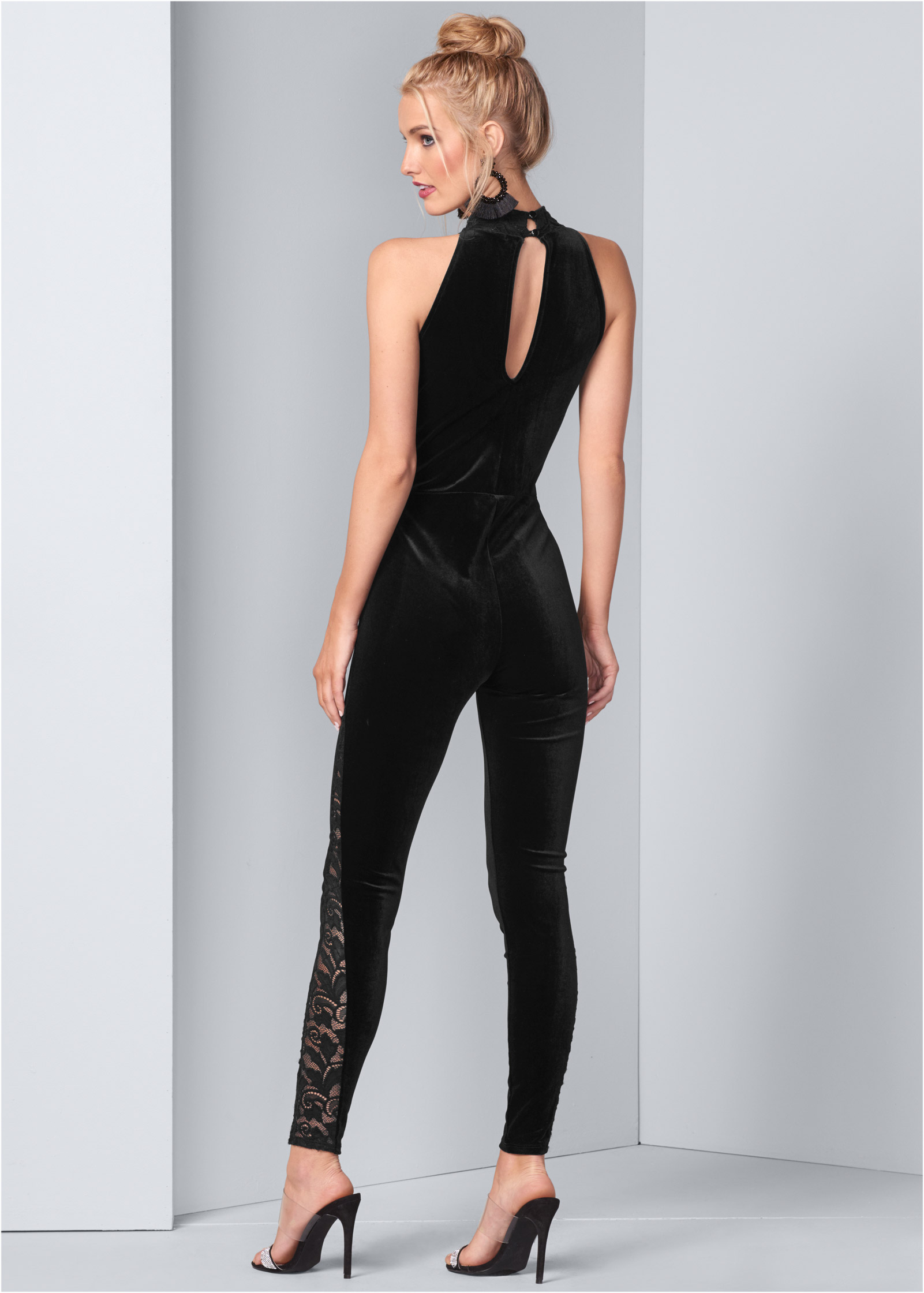 venus velvet jumpsuit