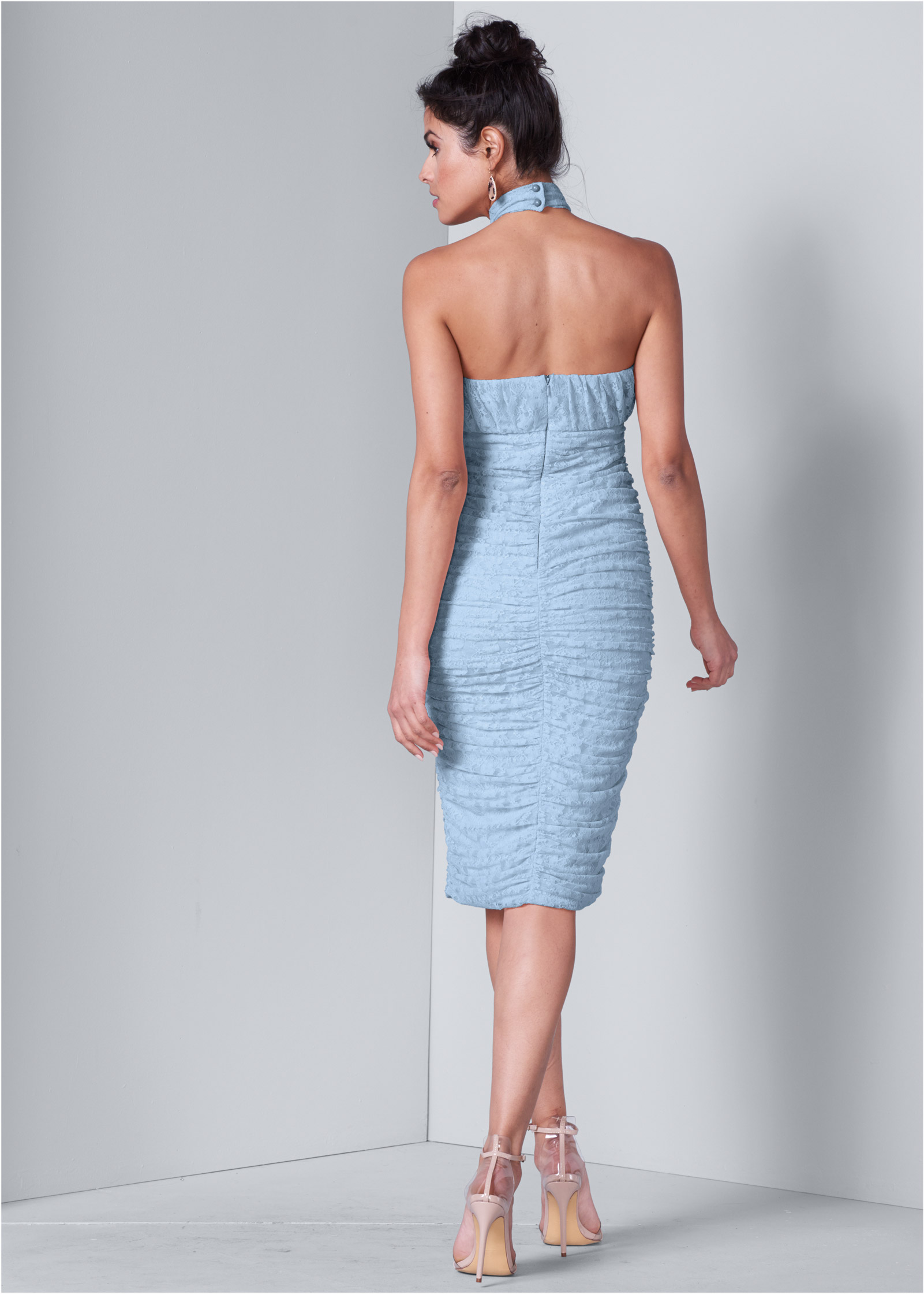 venus light blue dress