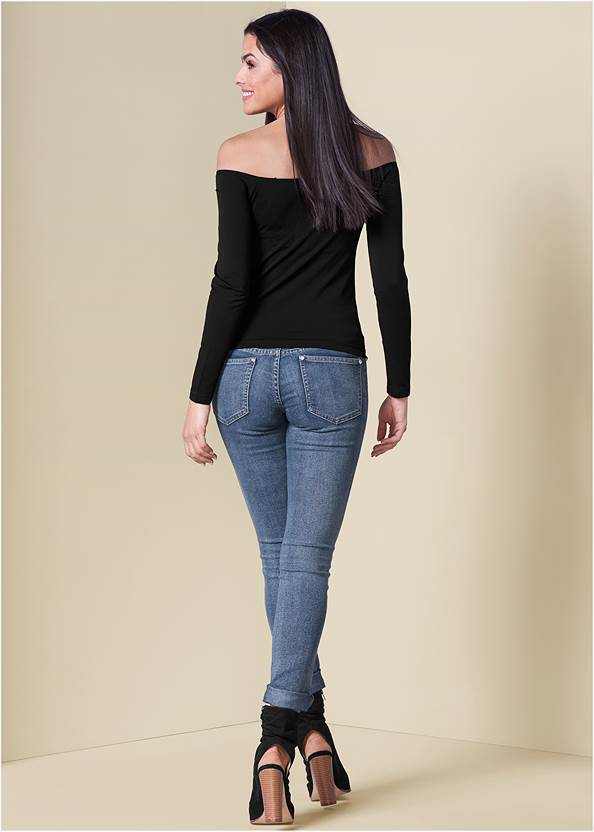 Back View Off-The-Shoulder Top, Any 2 For $39