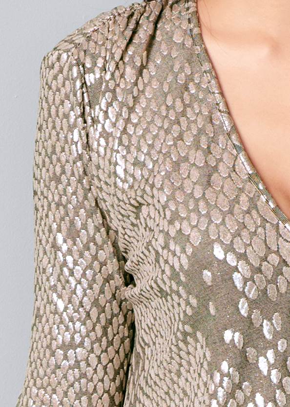 Alternate View Shimmer Detail Dress