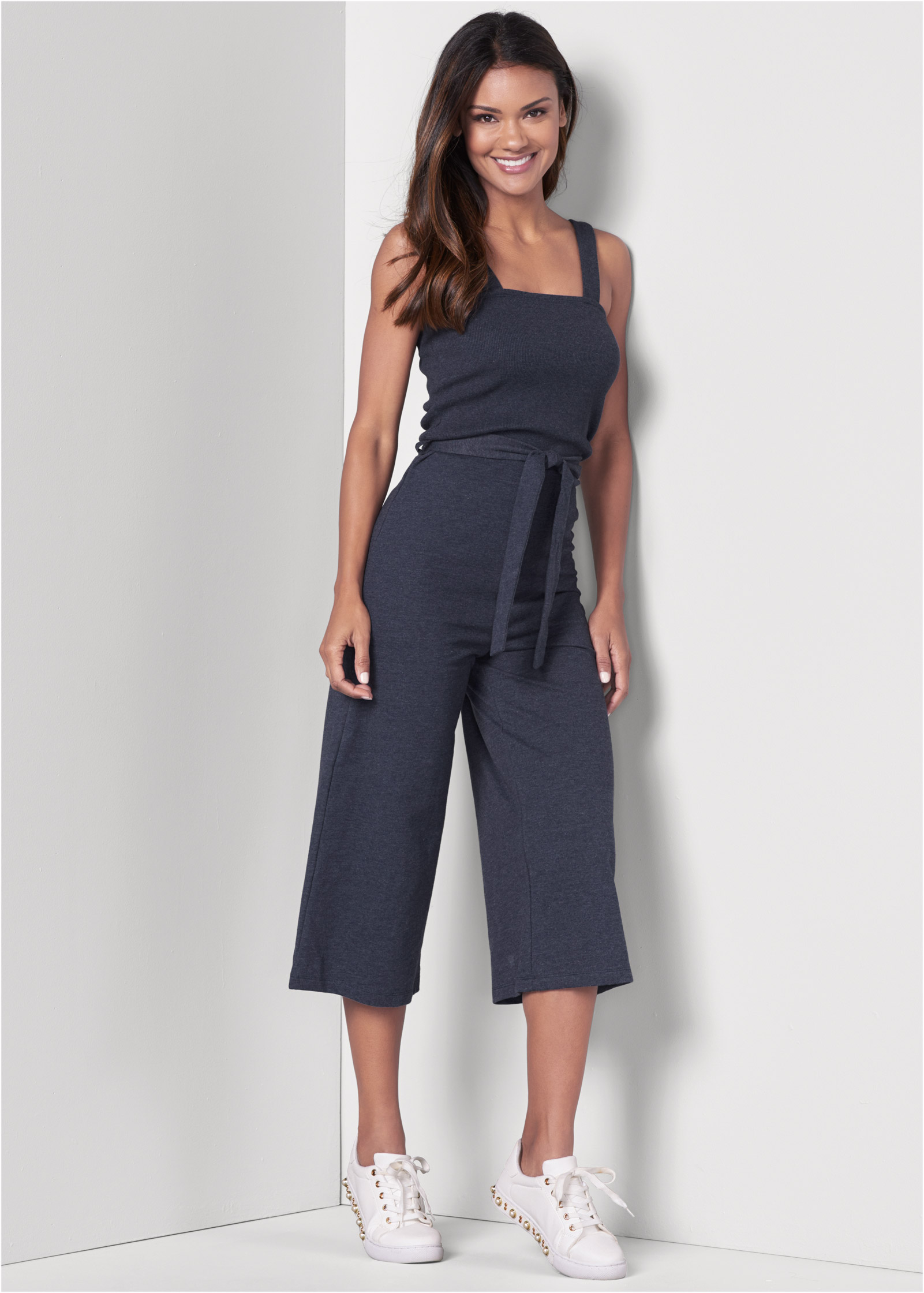 venus navy jumpsuit