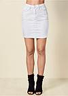 ALTERNATE VIEW Color Mini Jean Skirt