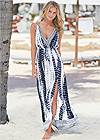 Full front view Maxi Cover-Up Dress
