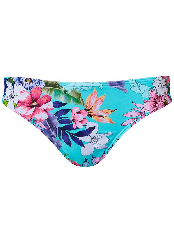 Mid-Rise Bottom Bikini - Aquatic Blooms | VENUS