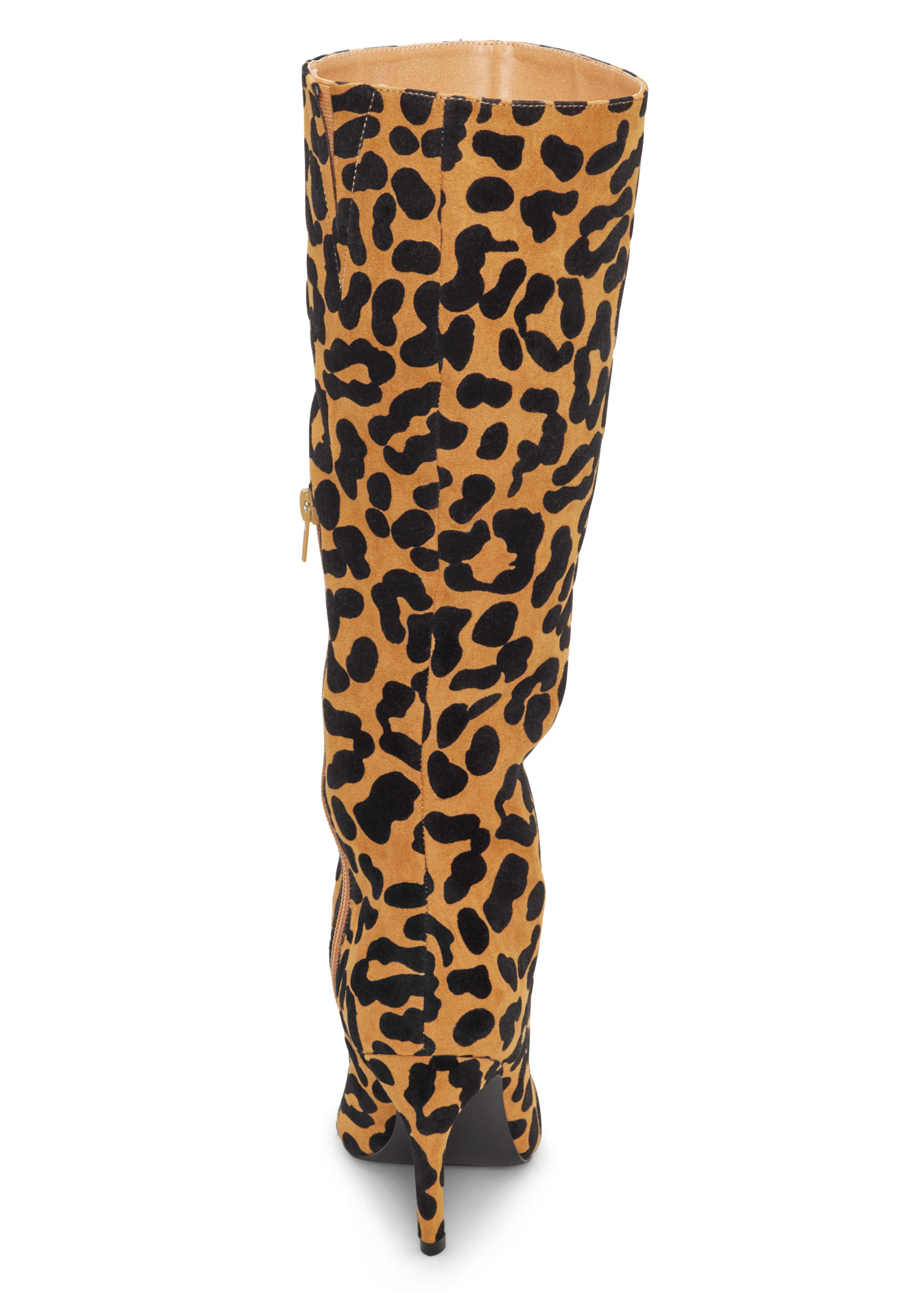 high leopard boots