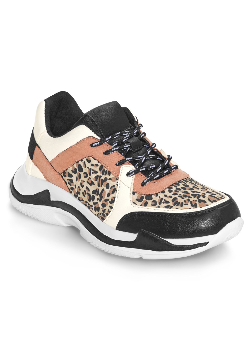 Animal Print Sneakers in Camel Multi | VENUS