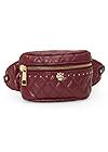 Front View Quilted Belt Bag