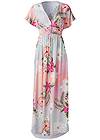 Ghost  view Floral Maxi Dress