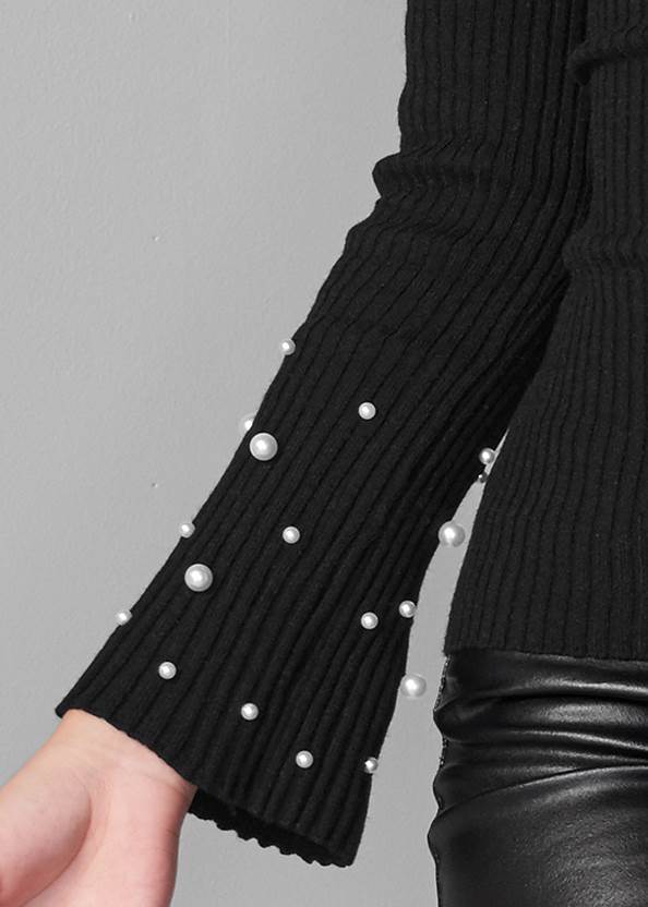 Alternate View Pearl Detail Sweater