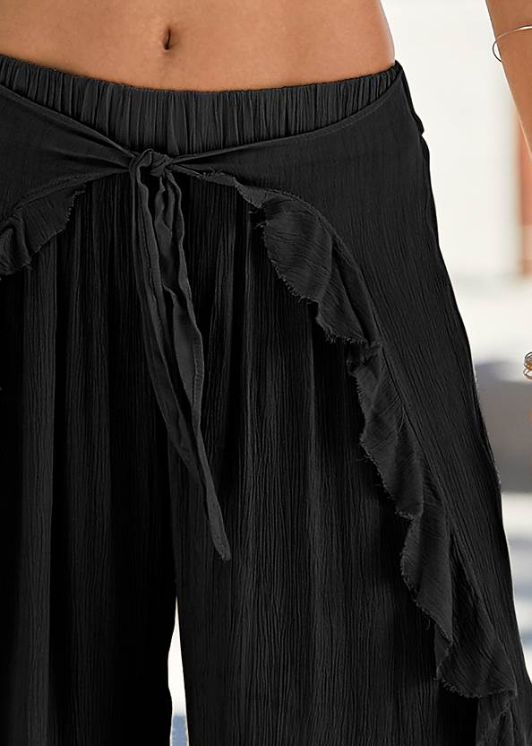 Alternate View Ruffled Flowy Cover-Up Pant
