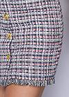 Detail front view Tweed Mini Dress