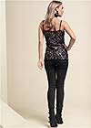Full back view Lace Cami