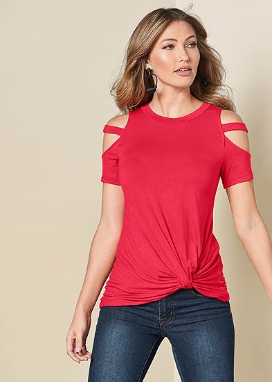 Twisted Knot Detail Top