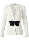 Ghost with background  view Bow Detail Blazer