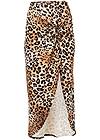 Alternate View Leopard Print Maxi Skirt