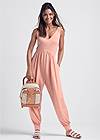 Full front view Easy Lounge Jumpsuit