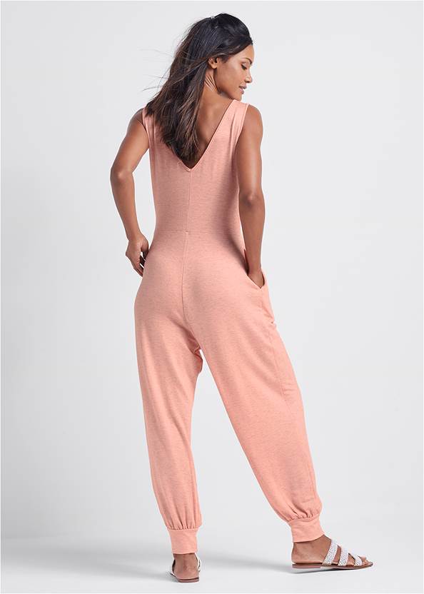 Full back view Easy Lounge Jumpsuit
