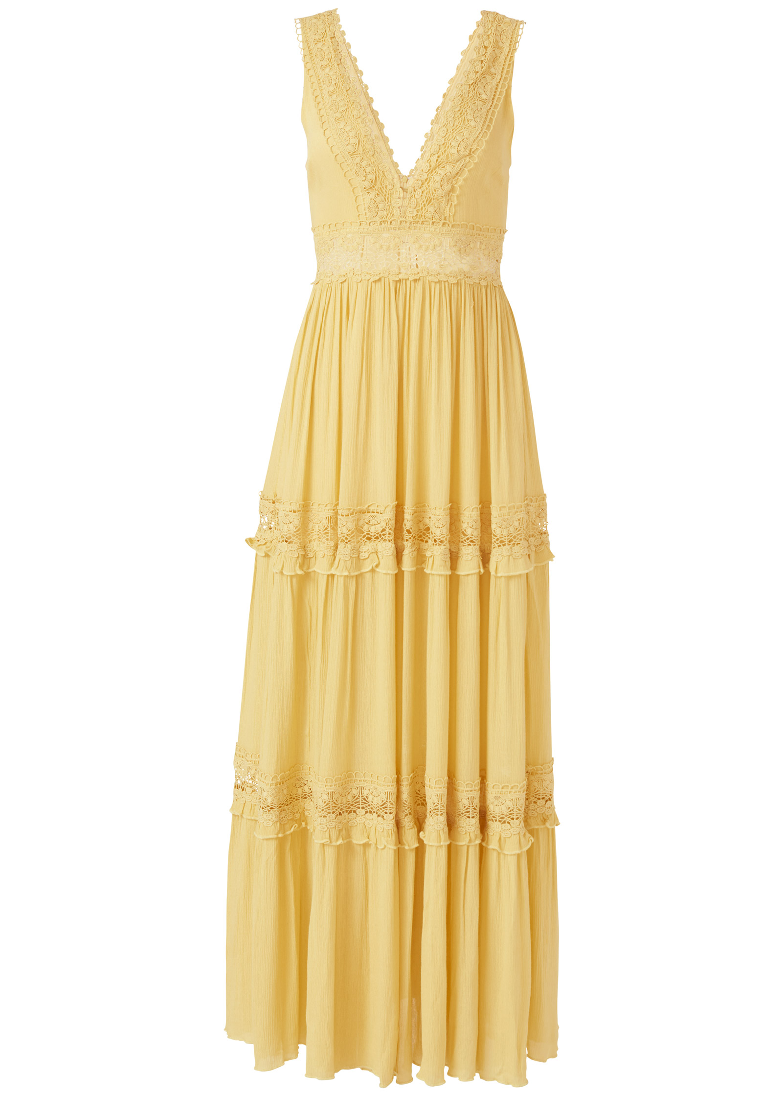 yellow maxi sundress