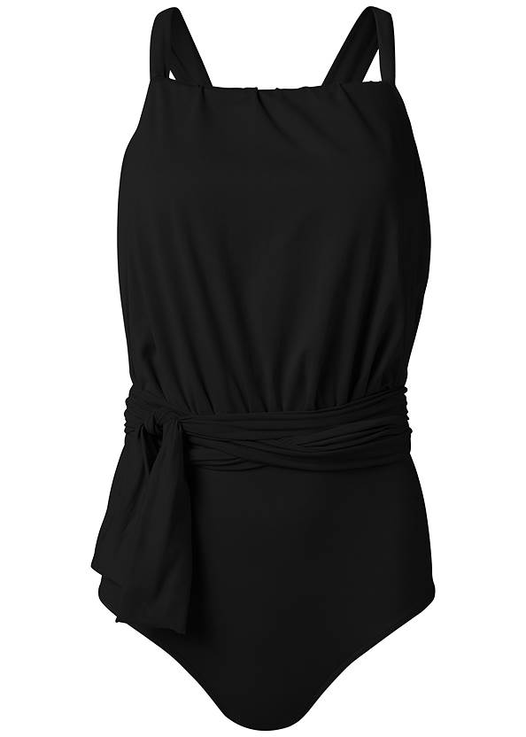 Heather One-Piece Swimsuit in Black Beauty | VENUS