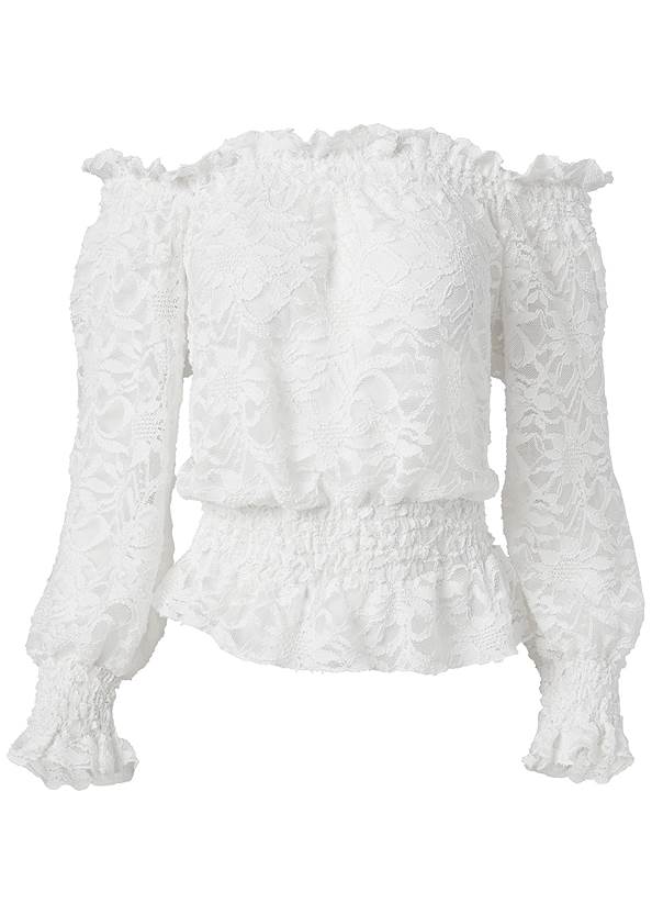 Alternate View Off-The-Shoulder Lace Top
